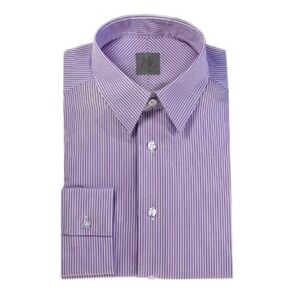 Calvin Klein - Fine Stripes Slim Fit Non-Iron Button Down Shirt